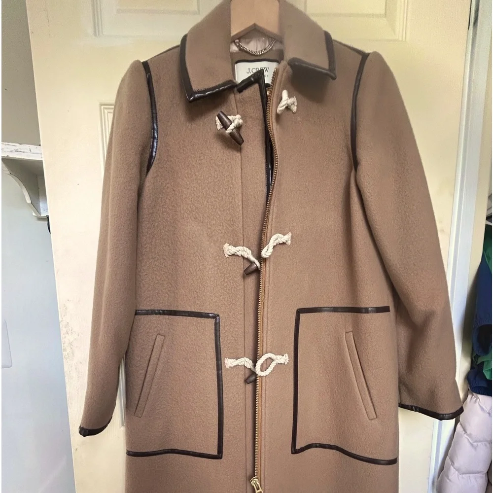 Boiled Wool Full Length Coat - Picture 2 of 6